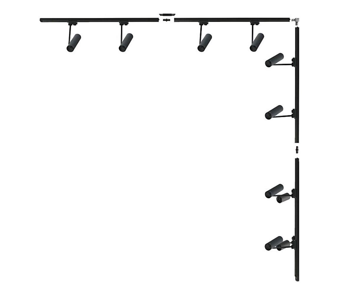 Zuma Line Zuma Line 3586 - Bodové svítidlo v lištovém systému LISA 8xGU10/35W/230V černá