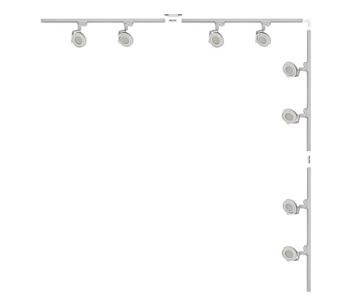 Zuma Line Zuma Line 3591 - Bodové svítidlo v lištovém systému MASTER 8xGU10/15W/230V bílá