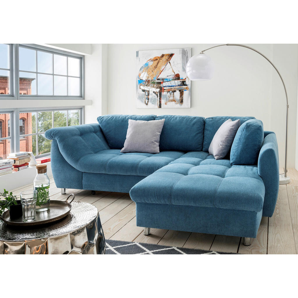 Livetastic ROHOVÁ ROZKLÁDACÍ POHOVKA, textil, modrá