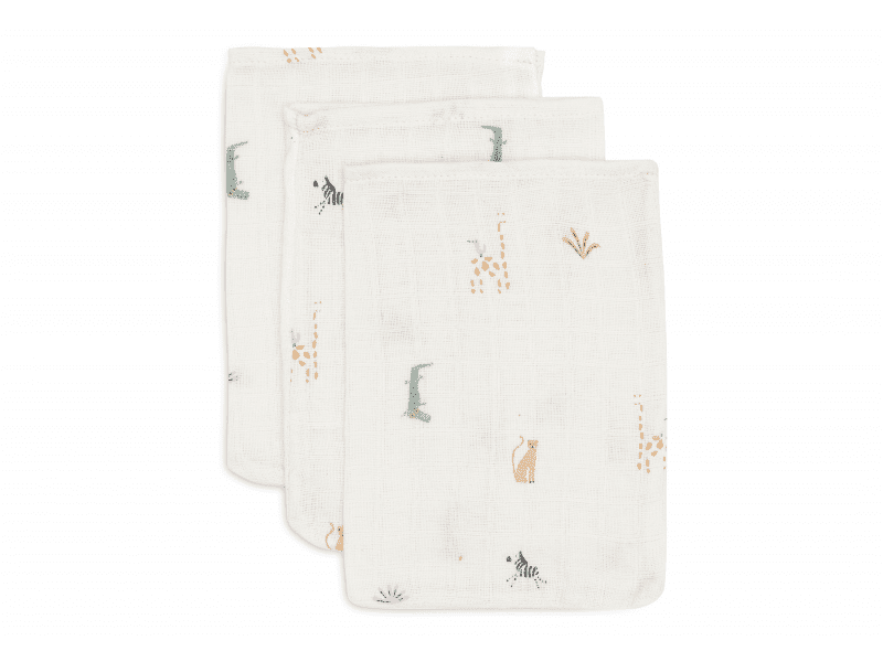 Jollein Žínky 3 ks Jungle Jambo