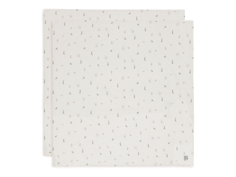 Jollein Pleny zavinovací 2ks 115x115 cm Jungle Jambo