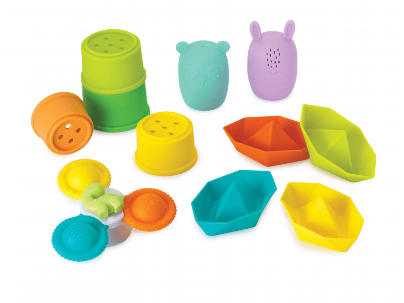 Infantino Sada hraček do koupele Spin, Squirt & Sail