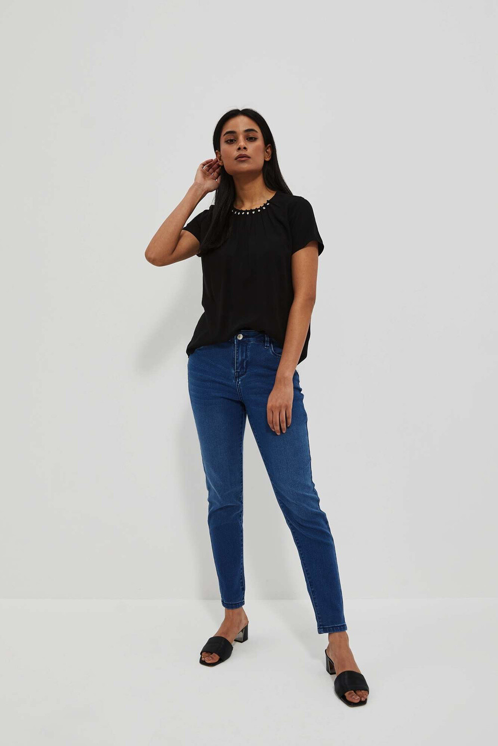 Marisse Women's Jeans L-Je-4014 D.Blue