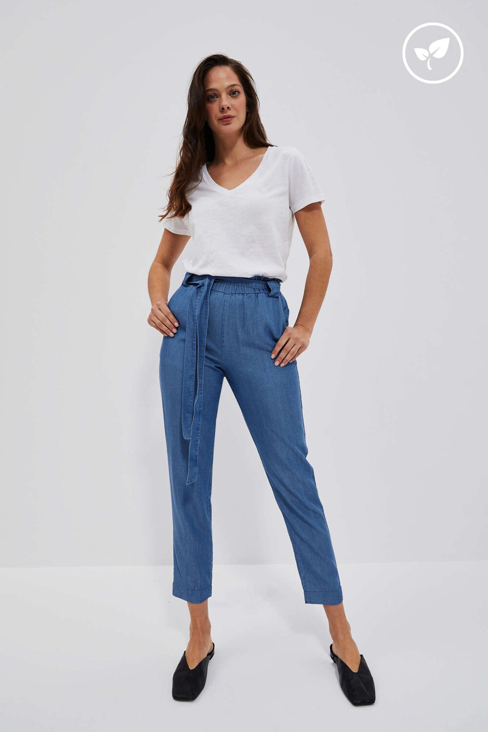 Marisse Women's Trousers L-Sp-4005 Dark Blue