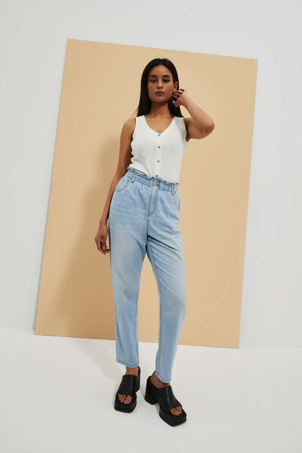 Marisse Women's Jeans L-Je-4007 L.Blue