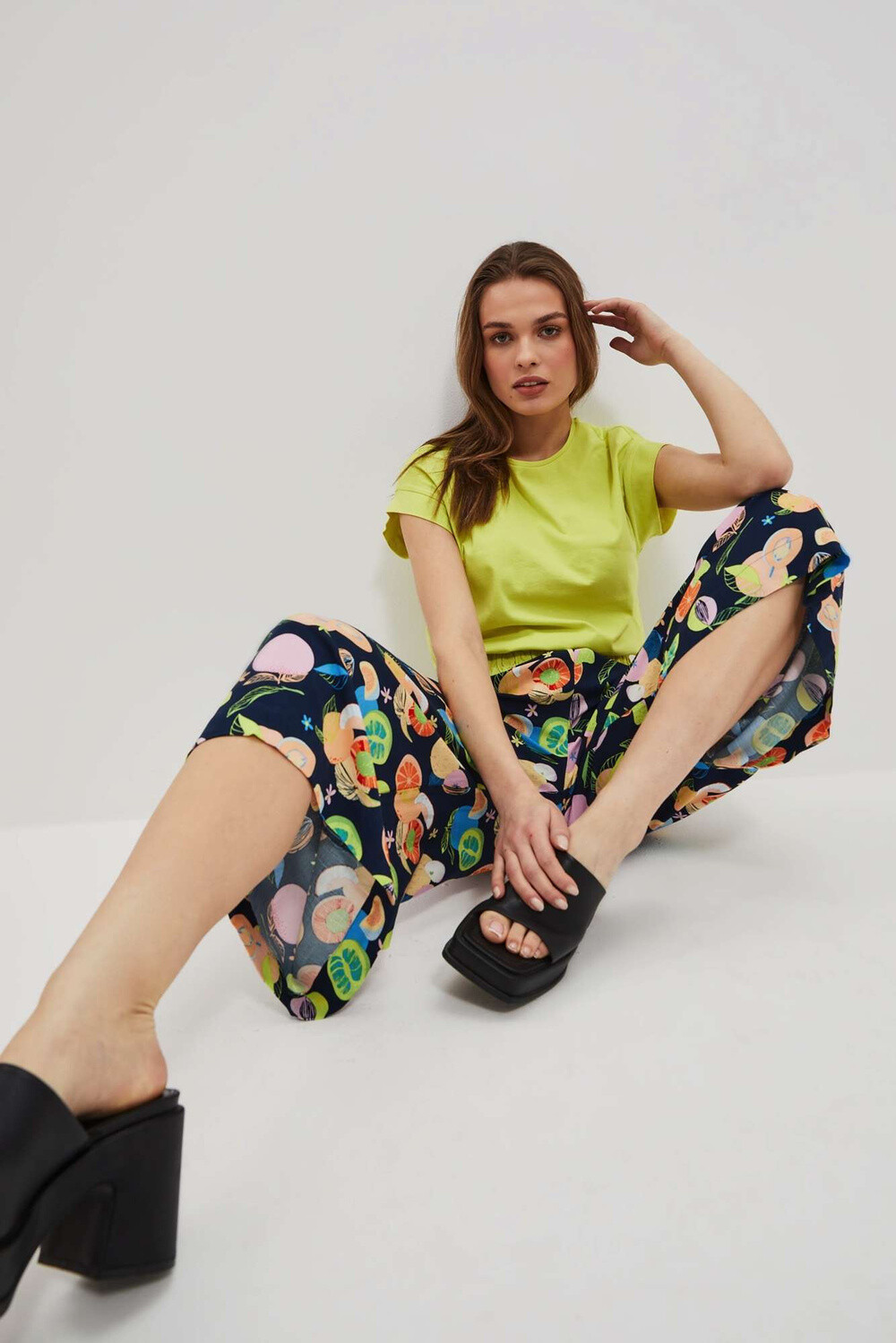 Marisse Women's Trousers L-Sp-4023 Off White