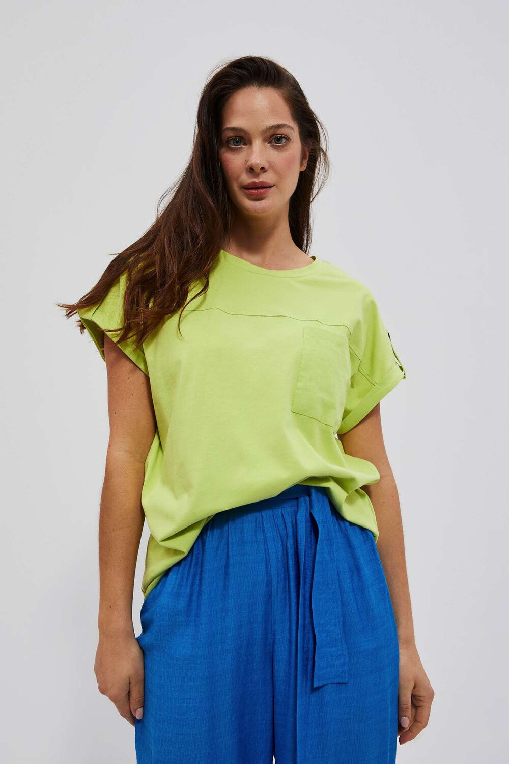 Marisse Women's T-Shirt L-Ts-4086 L.Green