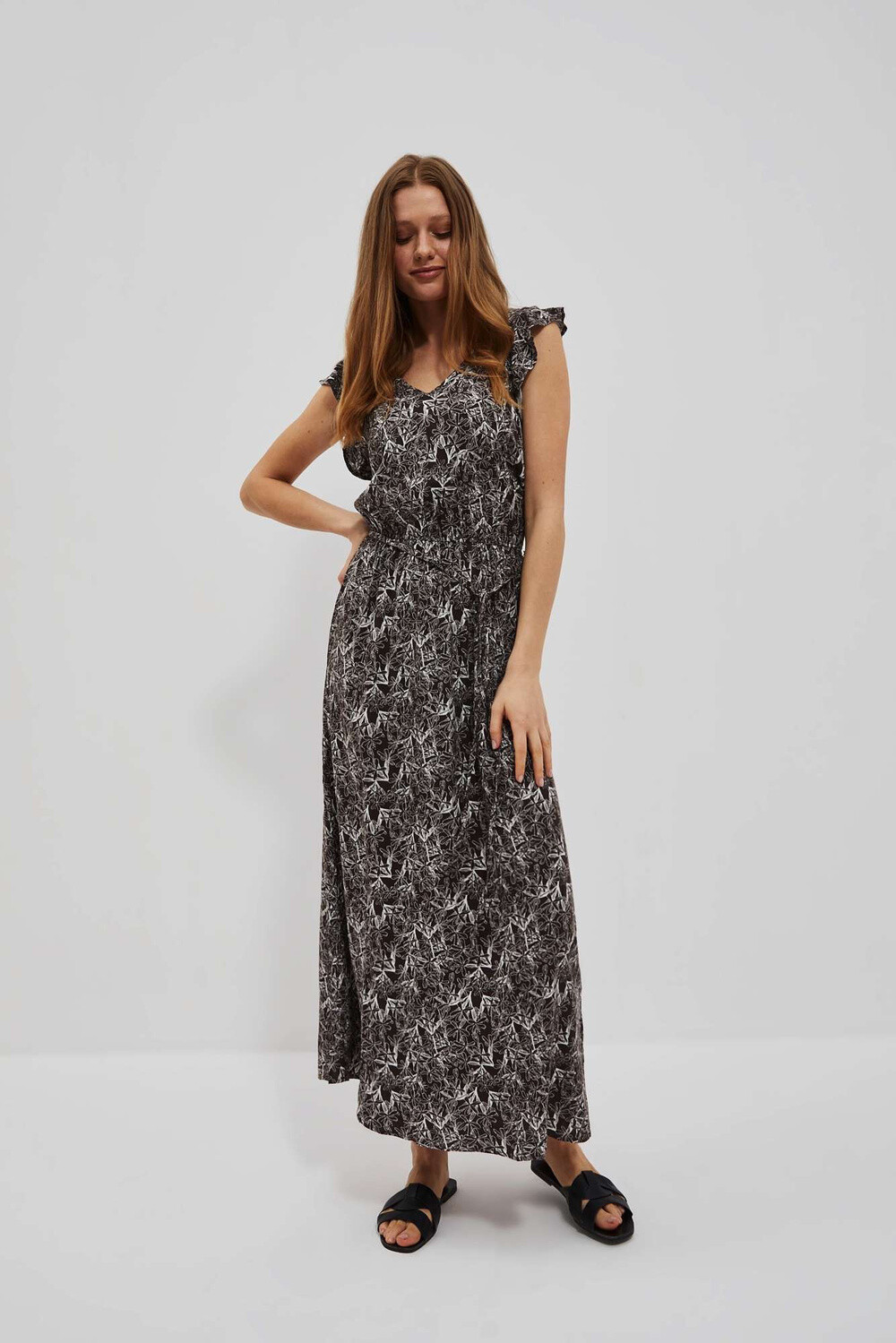 Marisse Women's Dress L-Su-4036 D.Oak