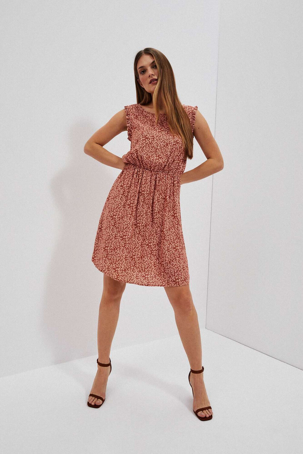 Marisse Women's Dress L-Su-4041 Brown