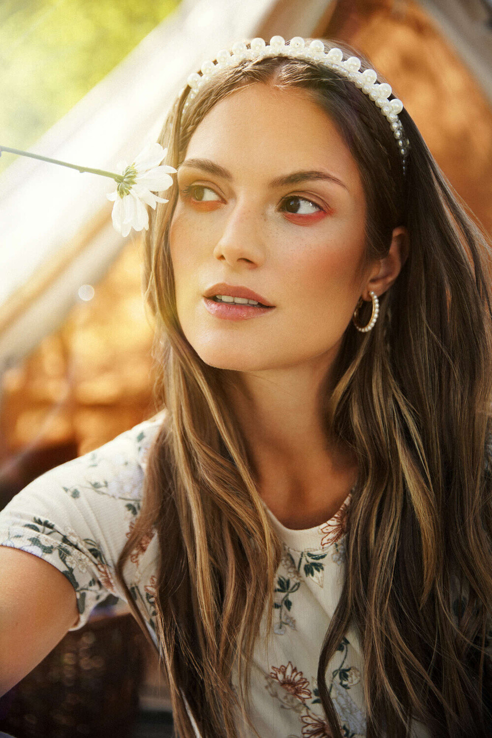 Marisse Hair Band L-Op-4004 Off White