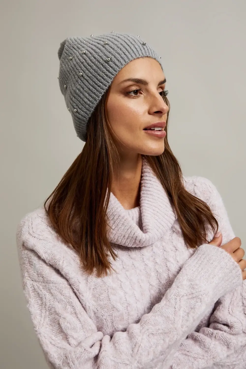 Marisse Women's Hat Z-Cz-4511 Grey