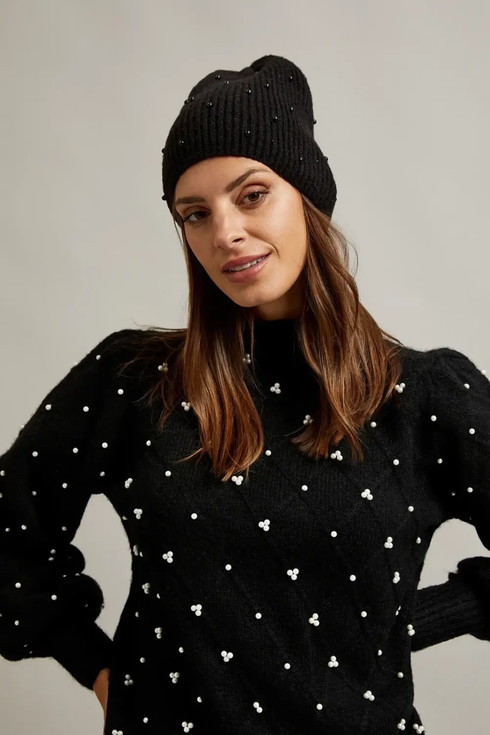 Marisse Women's Hat Z-Cz-4511 Black