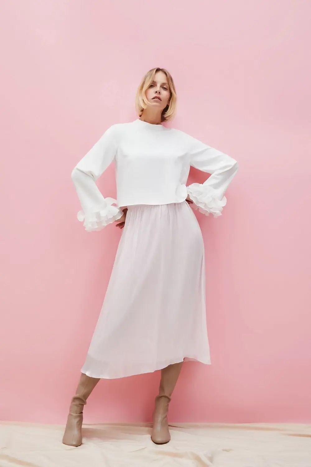 Marisse Women's Shirt Z-Ko-4529 Off White