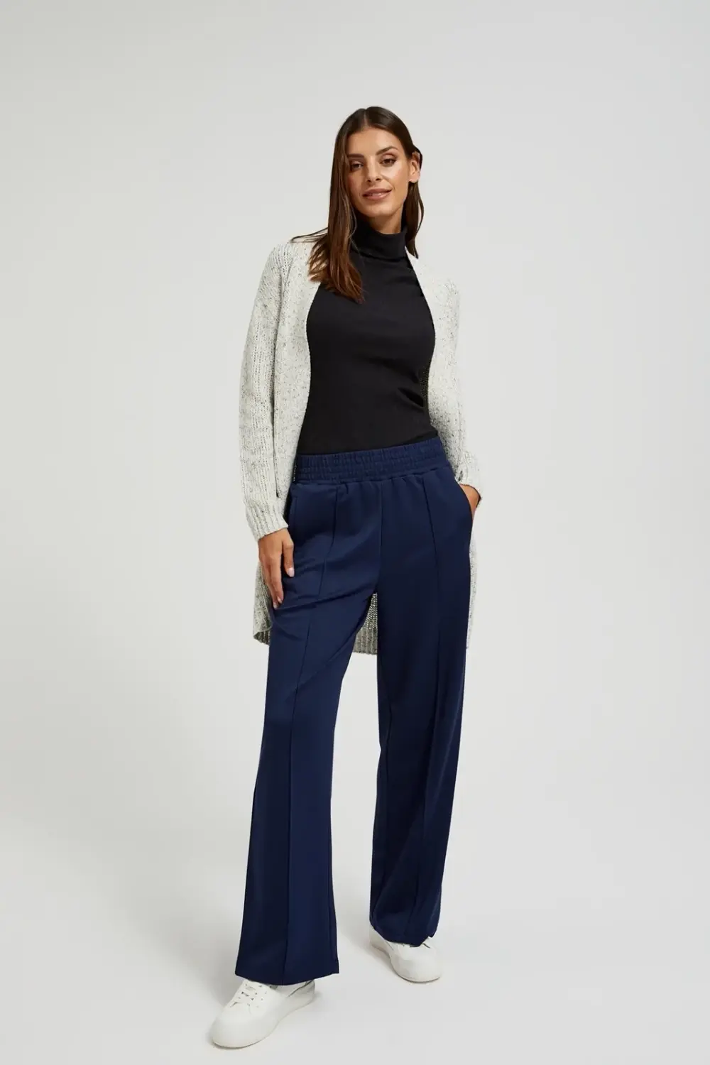 Marisse Women's Trousers Z-Sp-4509 Navy