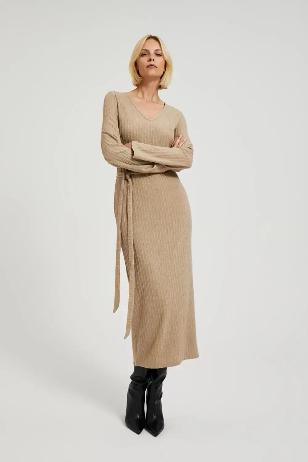 Marisse Women's Dress Z-Su-4513 Beige Mel