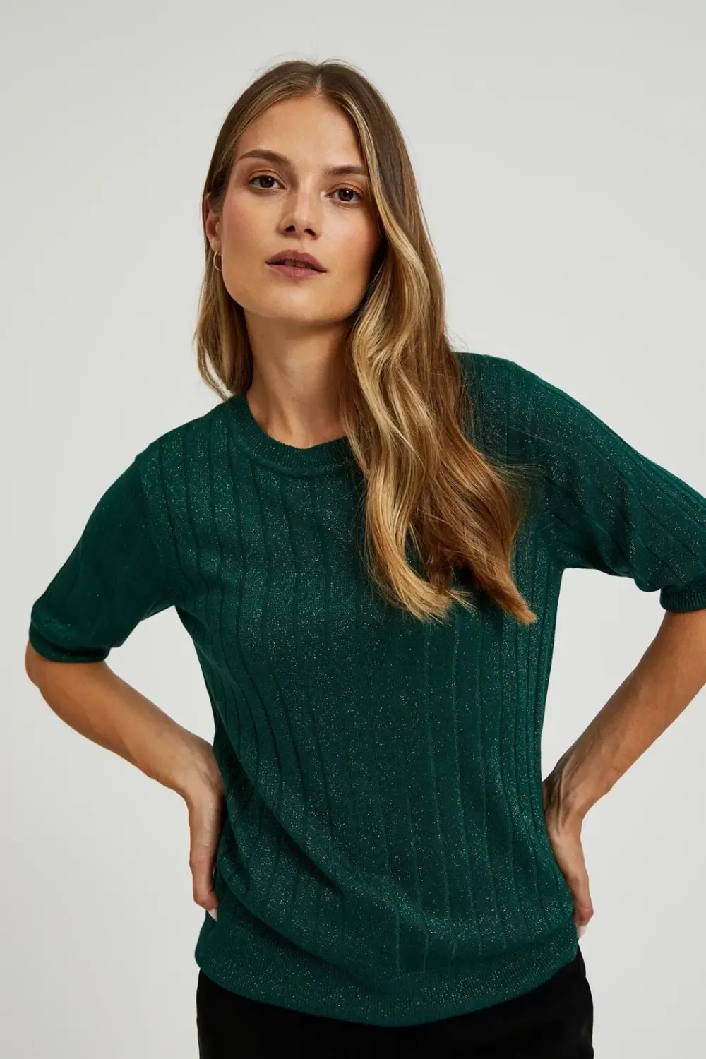 Marisse Women's Sweater Z-Sw-4535 D.Green