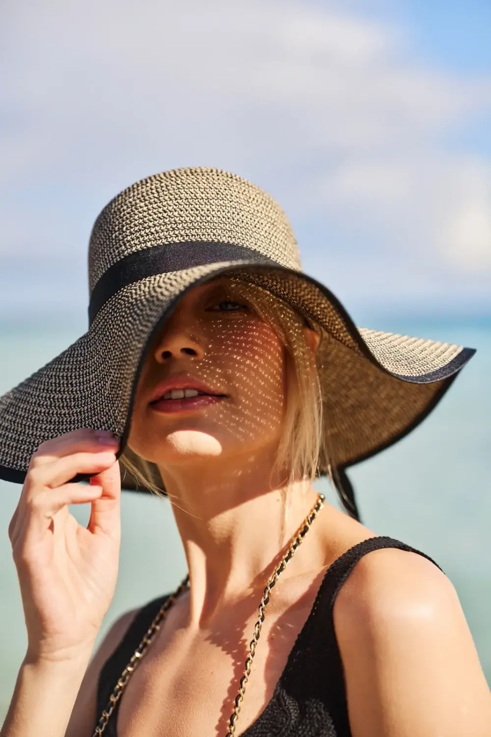 Marisse Women's Hat L-Cz-4603 Black