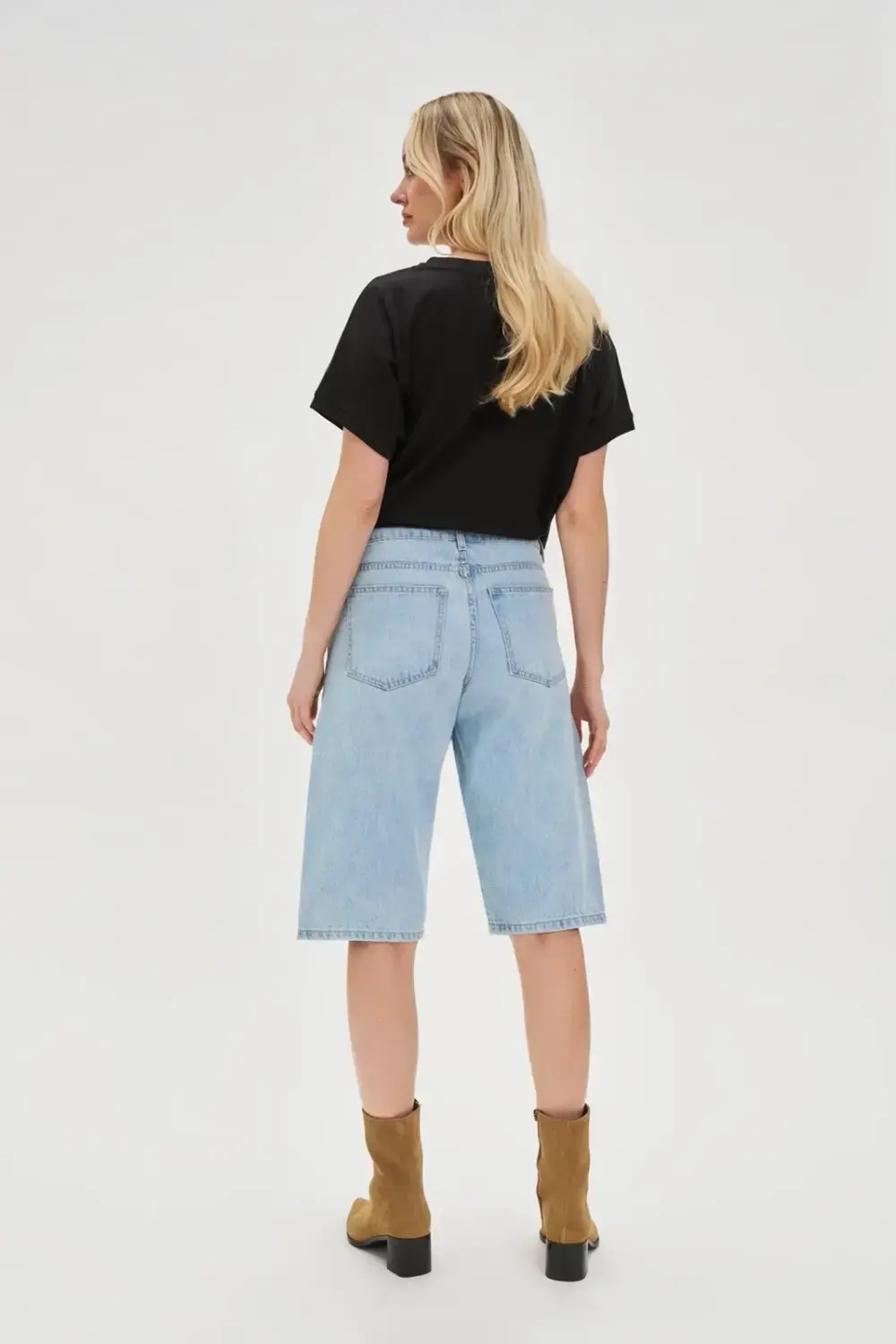 Marisse Women's Shorts L-Sh-4601 L.Blue