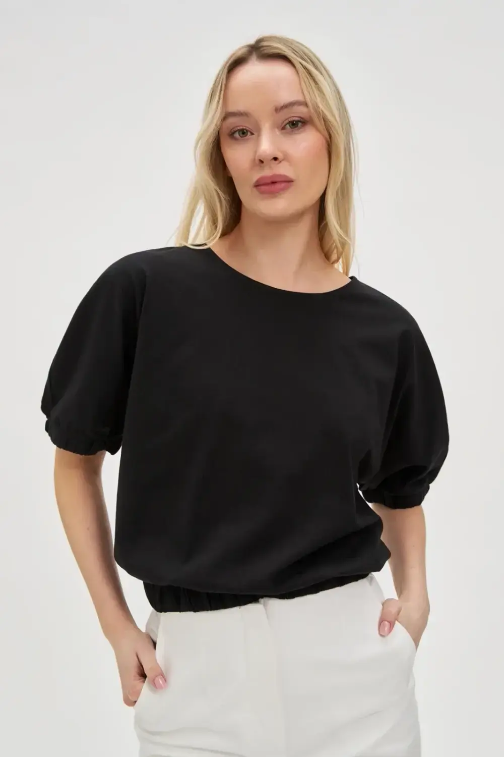 Marisse Women's T-Shirt L-Ts-4618 Black