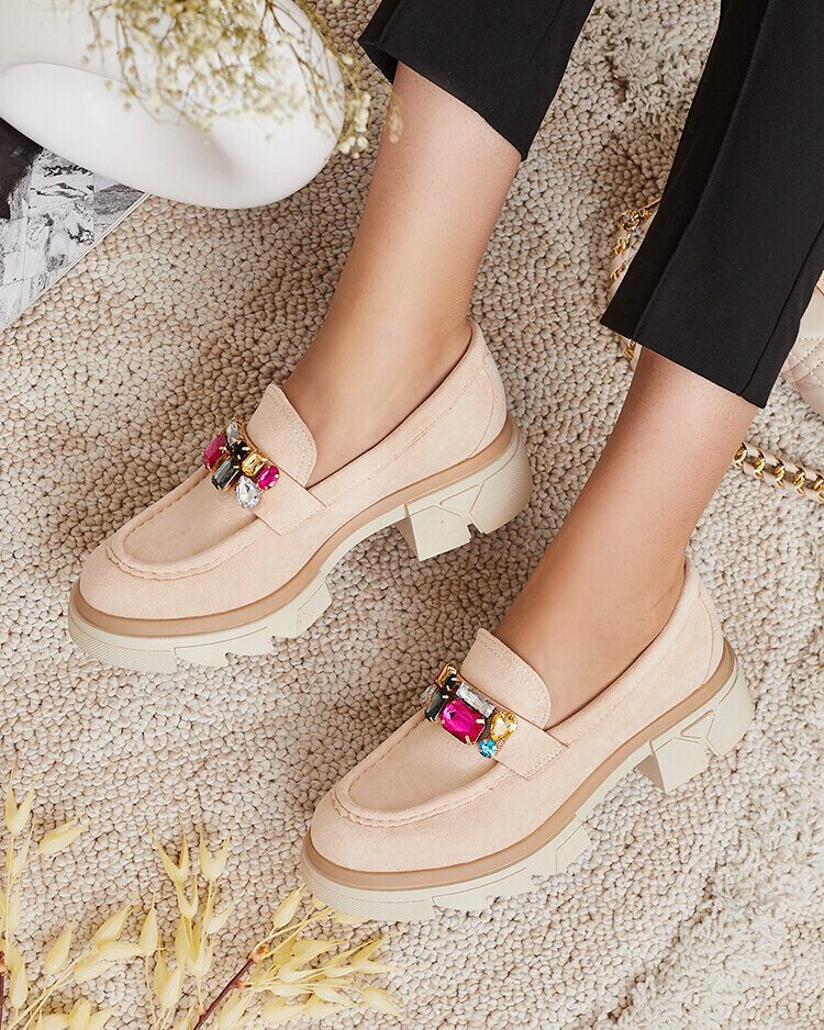 Resti Mokassins with colorful stones Sariner