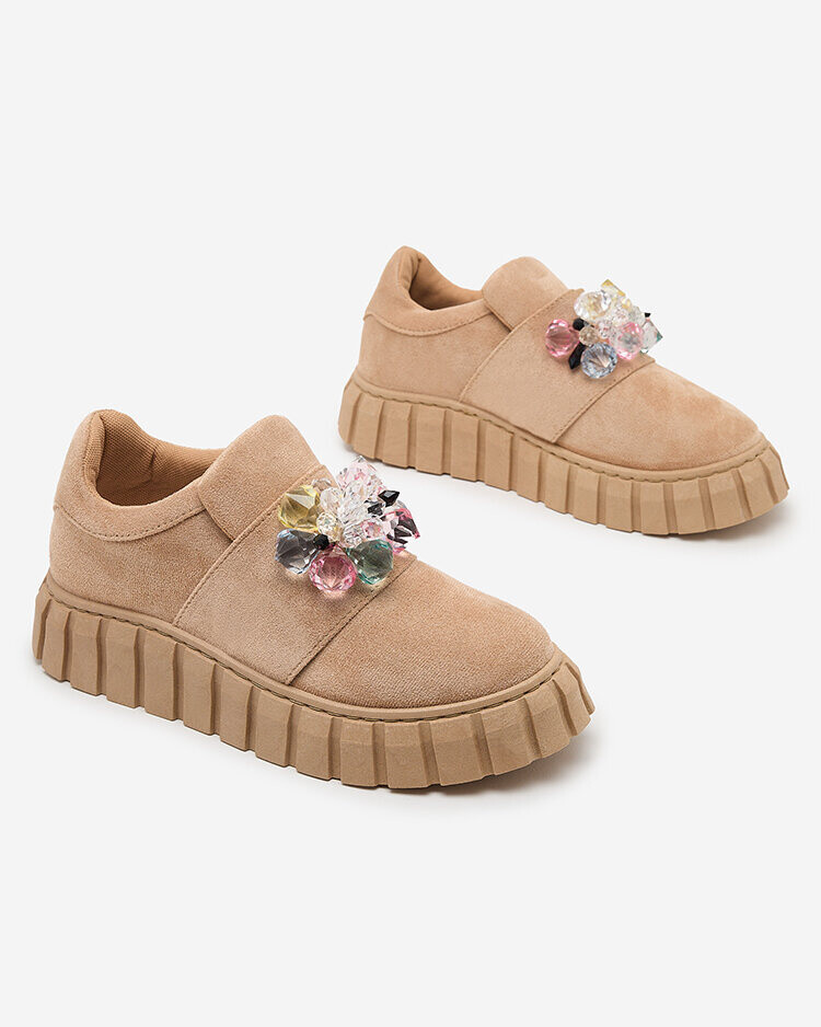 Resti Sports half shoes with colored stones Resinello