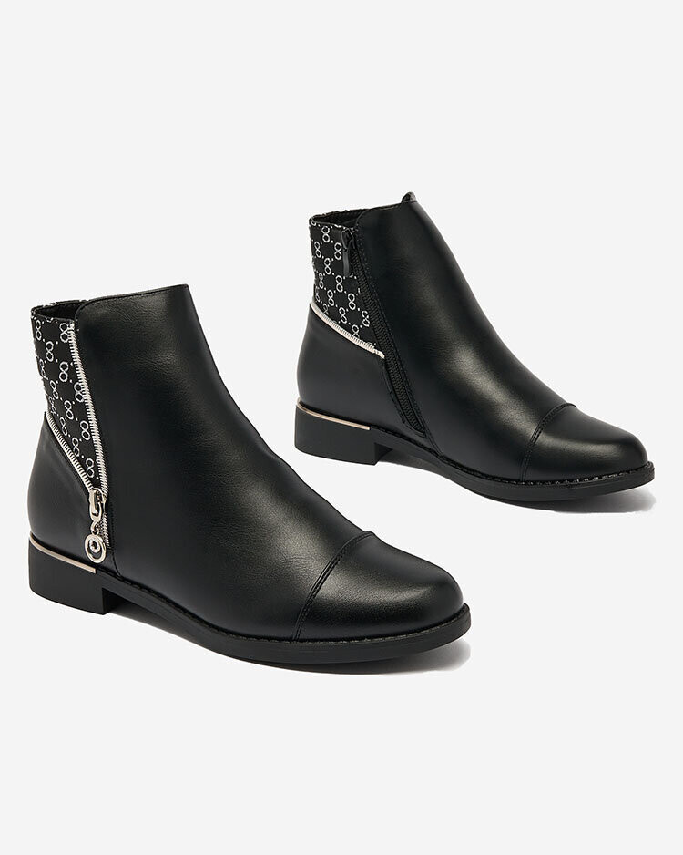 Resti Black women's boots a'la sztyblety Orlaa