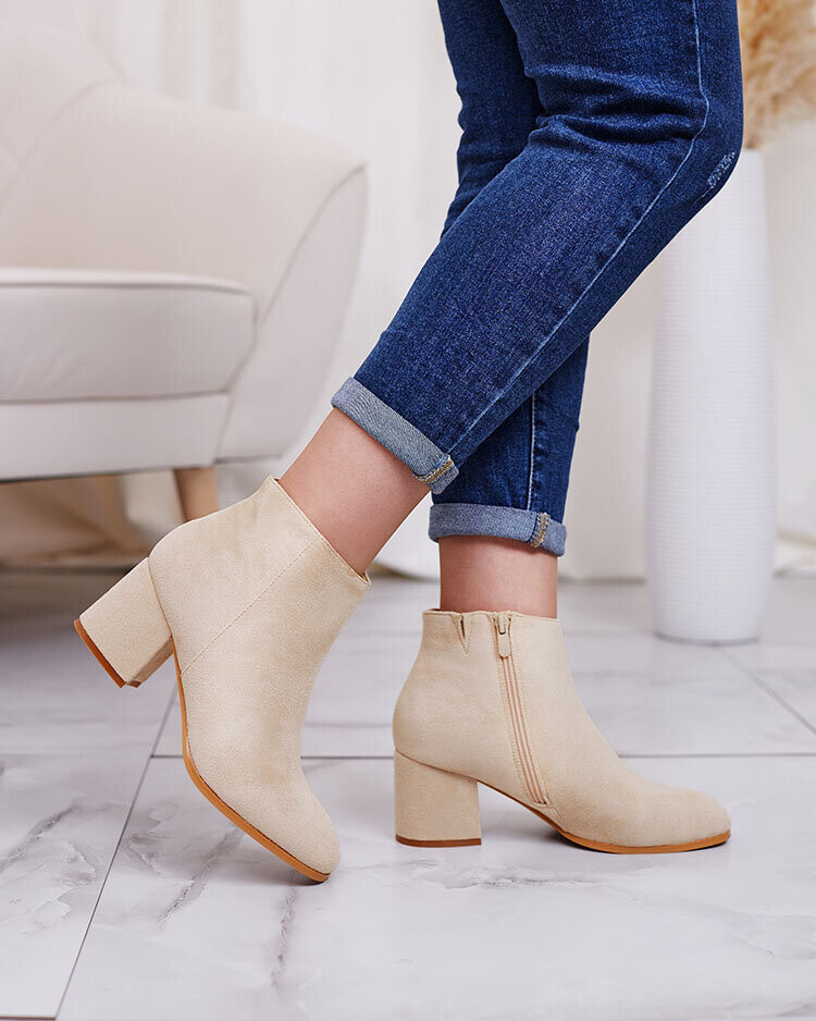 Resti Black women's low stiletto boots Referra