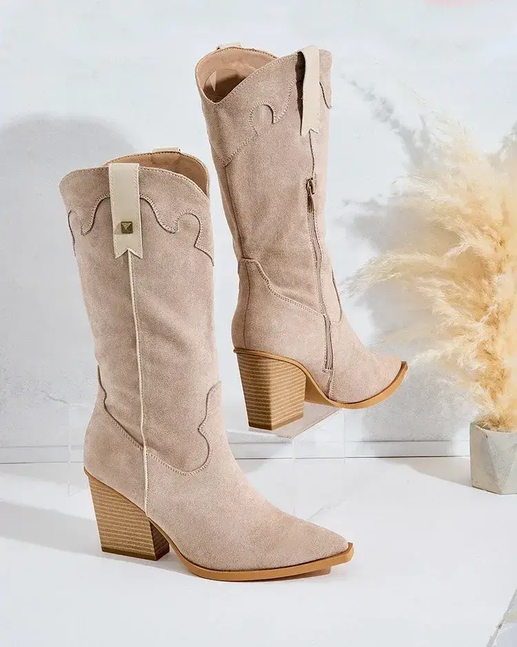 Resti Women's Heeled Cowboy Boots Kowib