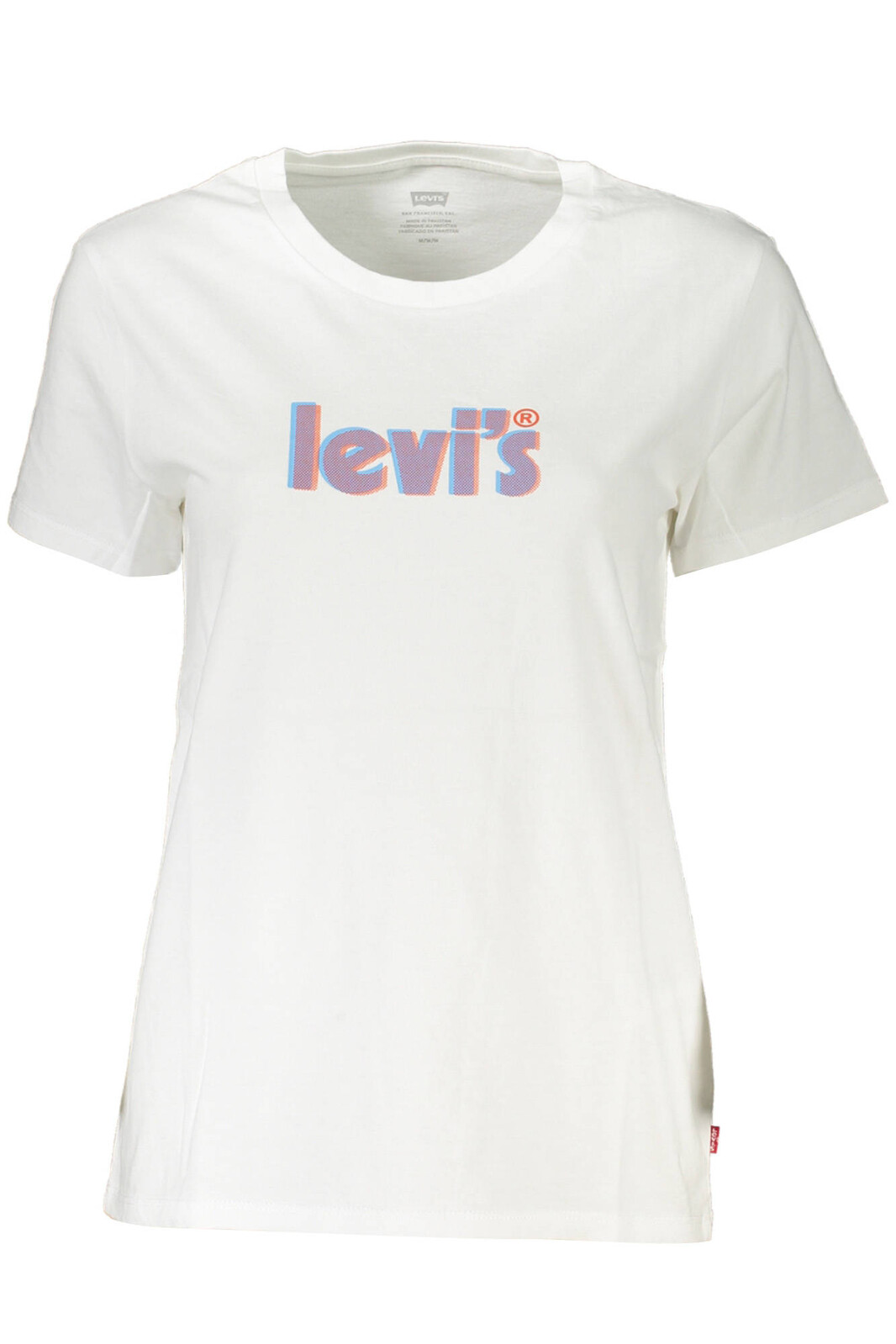 LEVI'S WHITE WOMEN'S SHORT SLEEVE T-SHIRT