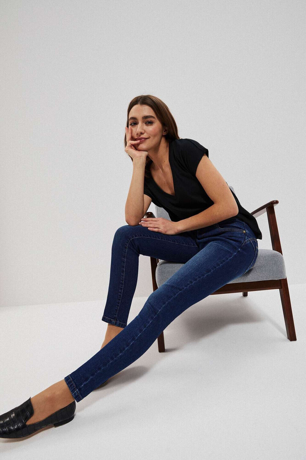 Marisse Push-Up Jeans L-Je-3720 Navy