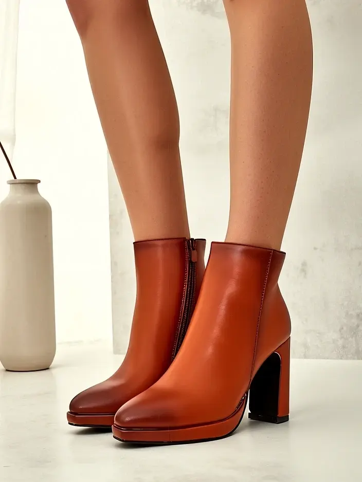 Resti Women's ankle boots with a heel Ferog