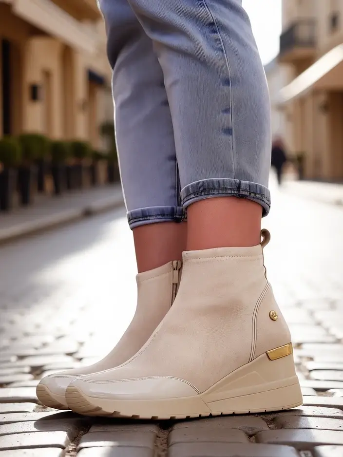 Resti Women's ankle boots on a wedge Zarricos