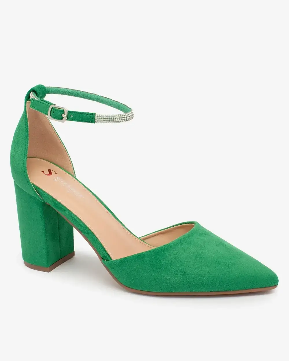 Resti Green women's zirconia pumps Britica