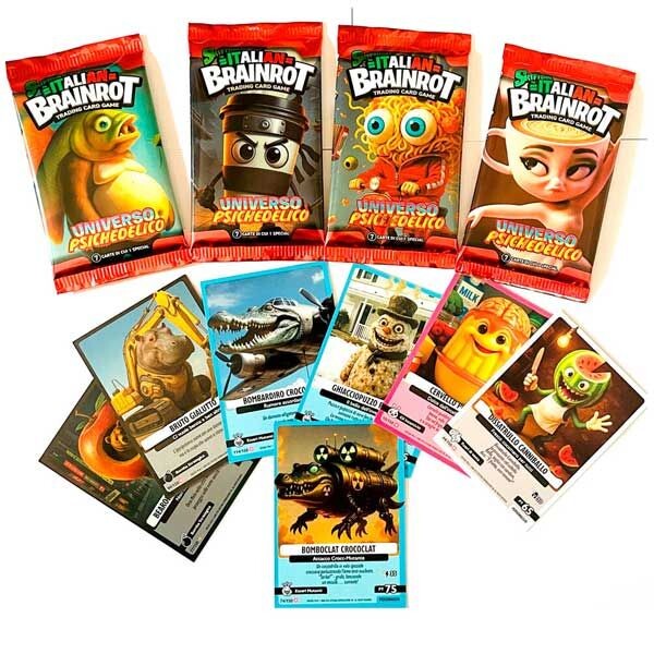 Zberateľské karty Skifidol Italian Brainrot Universo Psichedelico