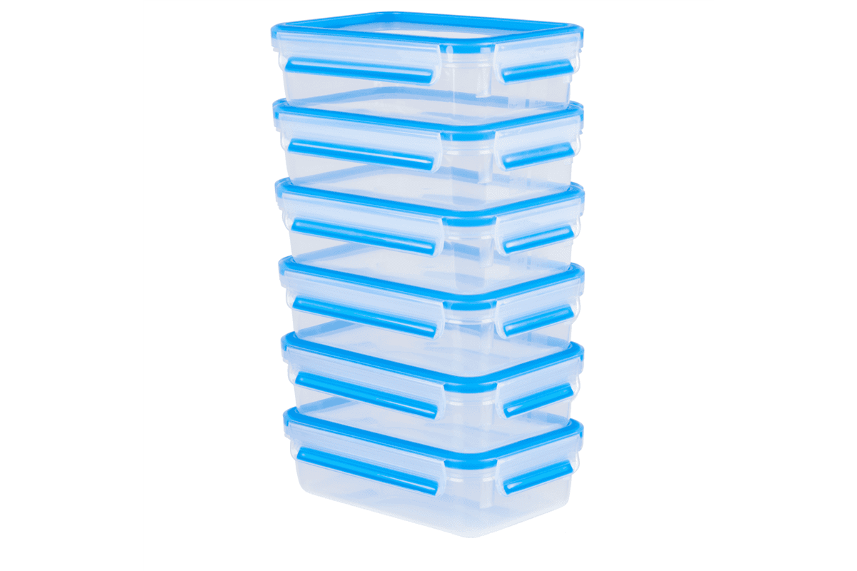 Dózy Tefal Master Seal Fresh 6 ks 0,8 l N1031951 Obdélníkové