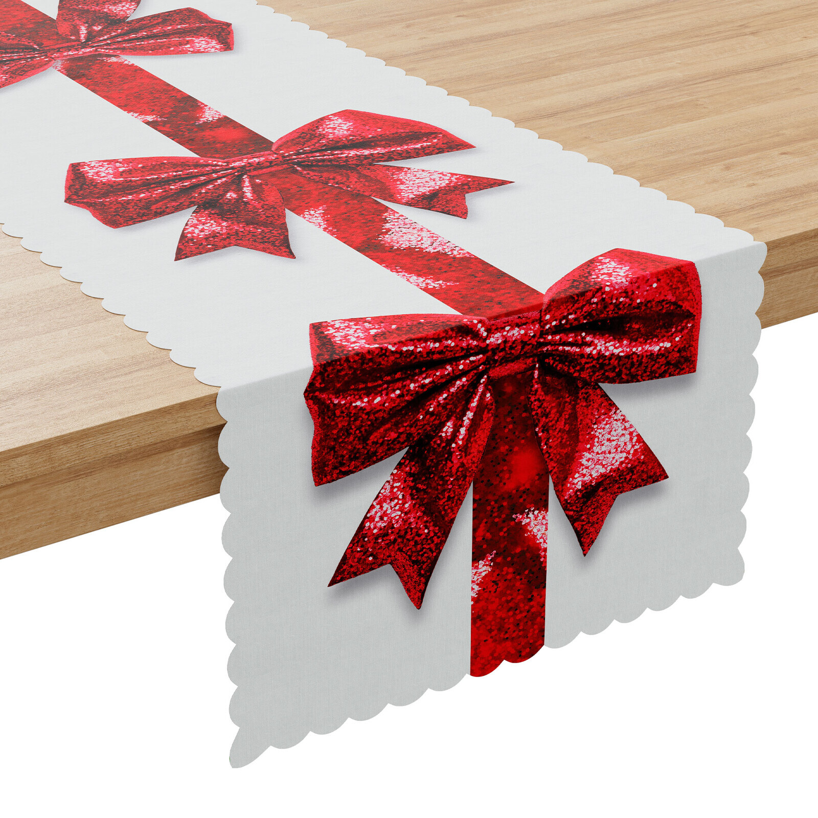 Vánoční ubrus - běhoun na stůl  KOKARDA II. 38x160 cm Mybesthome