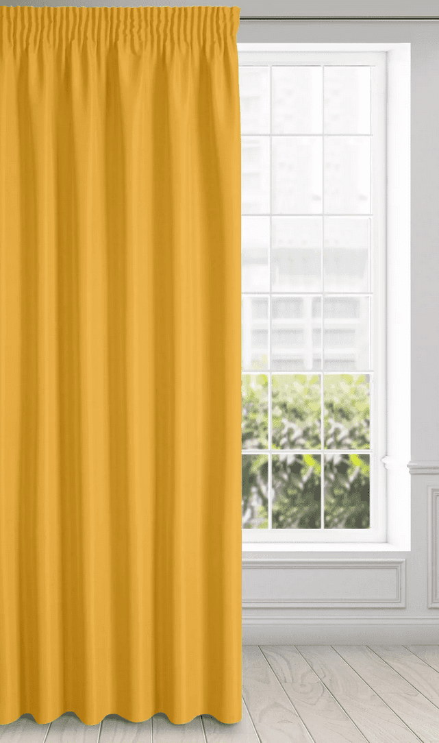 Dekorační závěs RAISA mustard/hořčicová 140x270 cm (cena za 1 kus) MyBestHome