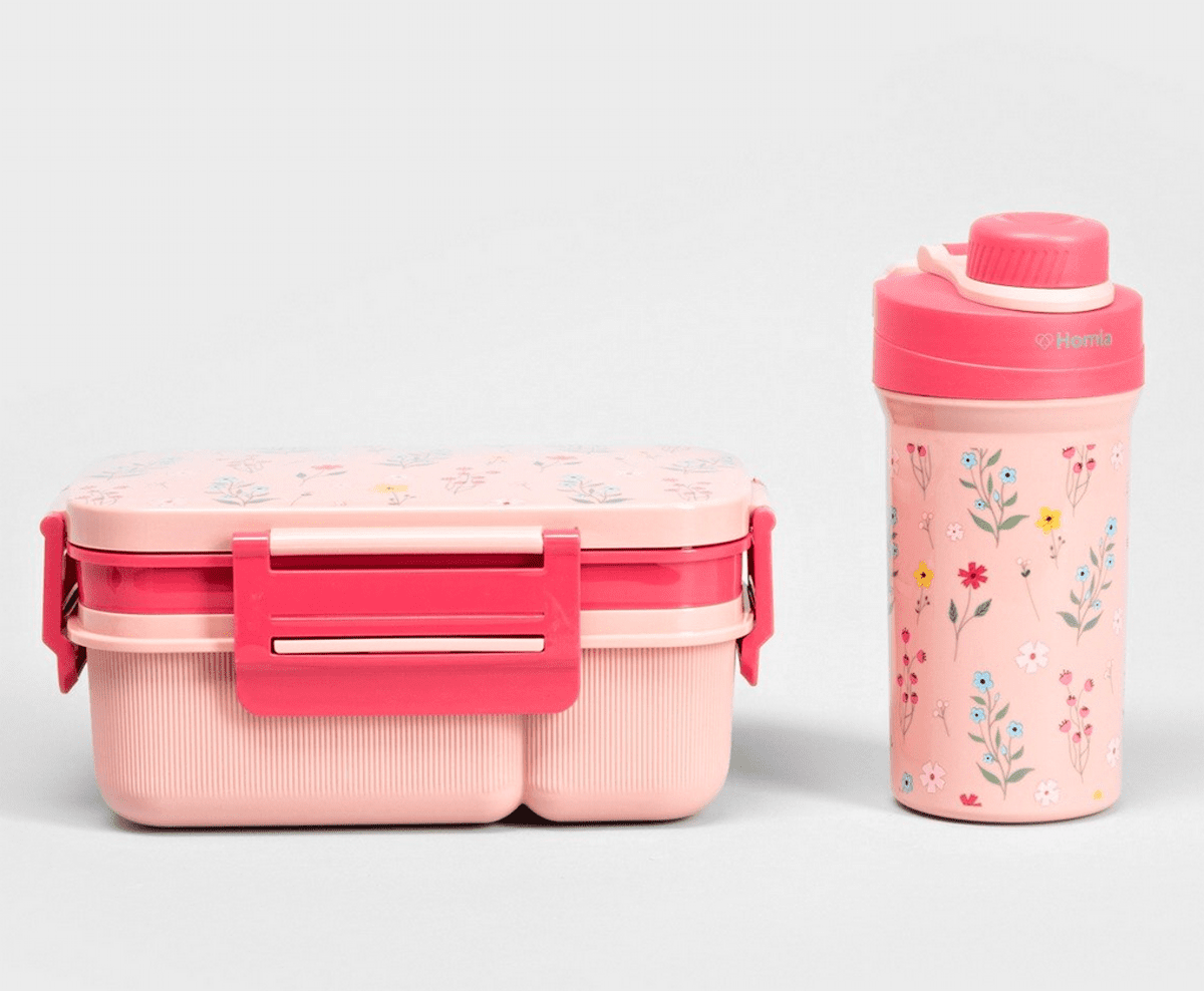 Lunchbox | sada | LUSY | růžová s hrnkem | 1,8 l + 0,5 l | 748882