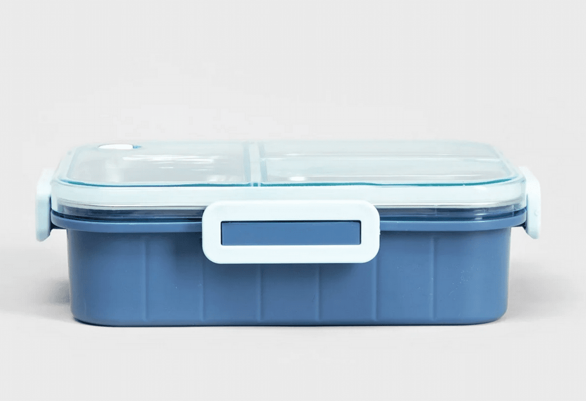 Lunchbox | B2 DELVOR | 3 části modrá | 0,75 l | 748905