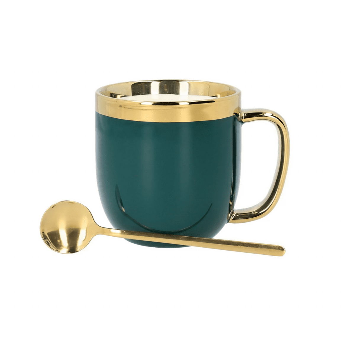 Hrnek SINNES se lžičkou zelený 0,28 l