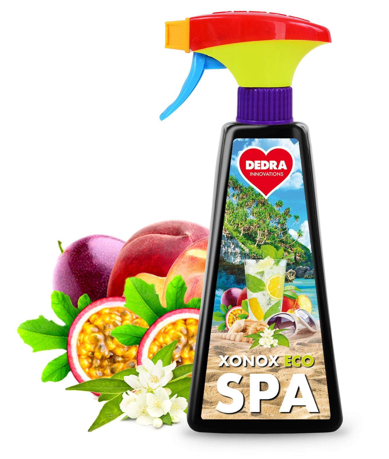 XONOX SPA | Extra silný čistič koupelny | vodoodpudivý efekt & ECO složení | ZANZIBAR | 500 ml 500 ml