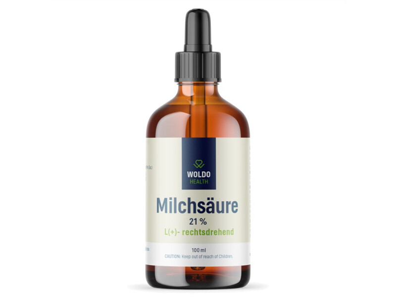 WoldoHealth Kyselina mléčná L(+)- pravotočivá 21% 100ml - Woldohealth