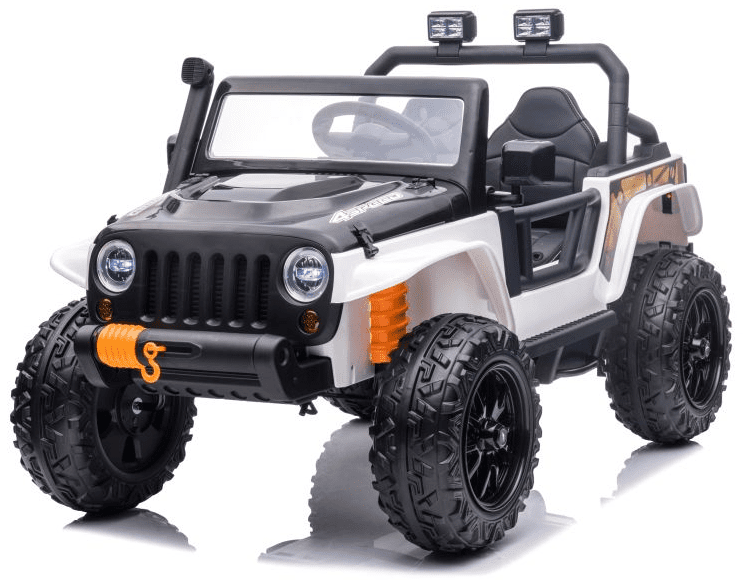 Mamido Elektrické autíčko Jeep 4Speed 24V | 4x200W bílé