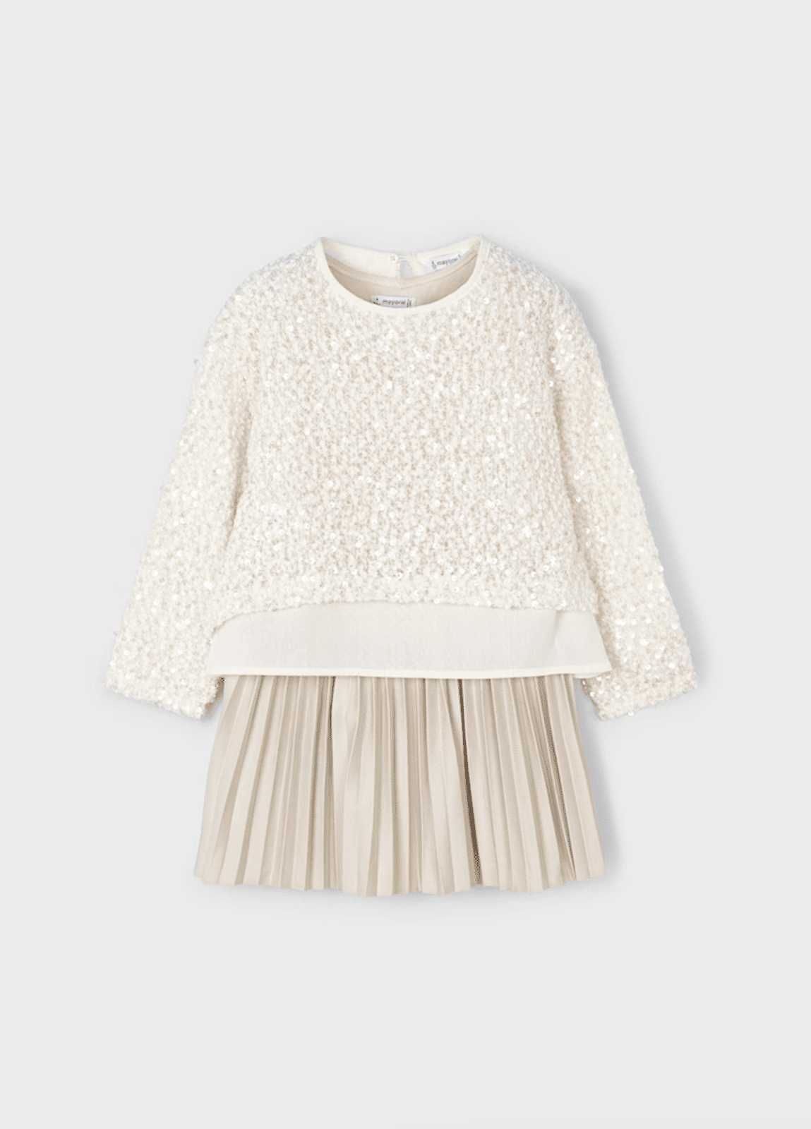 Mayoral dívčí set šaty a svetr s dlouhým rukávem 4925 - 049 Velikost: 92