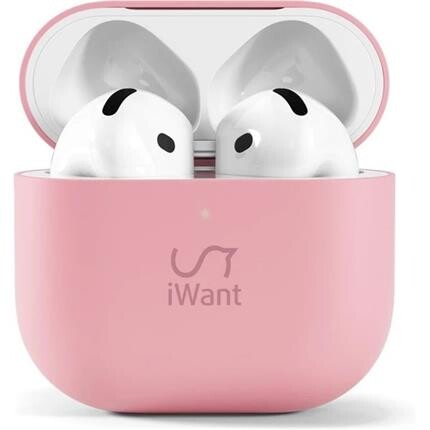 iWant silikonový obal pro Airpods 4/4 (ANC) růžová
