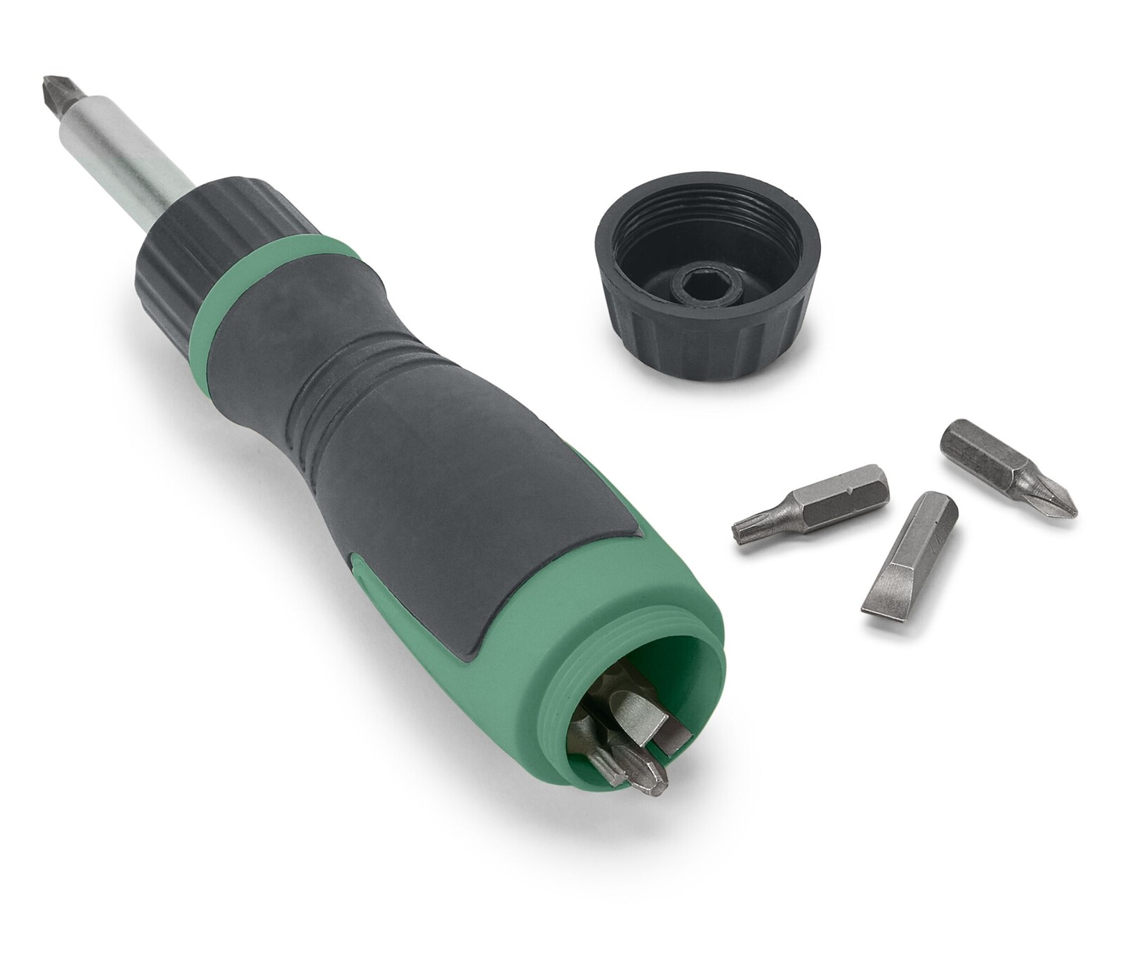 Tchibo - Magnetický ráčnový šroubovák - barva: zelená