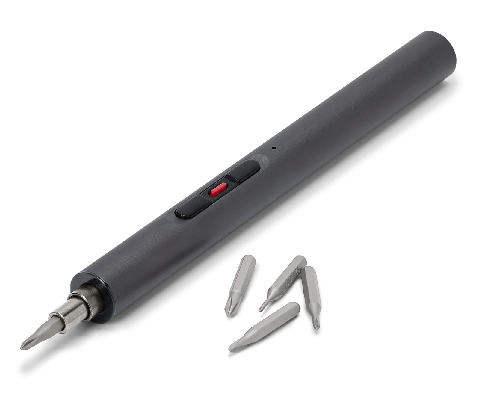 Tchibo - Mini sada akušroubováků - barva: šedá