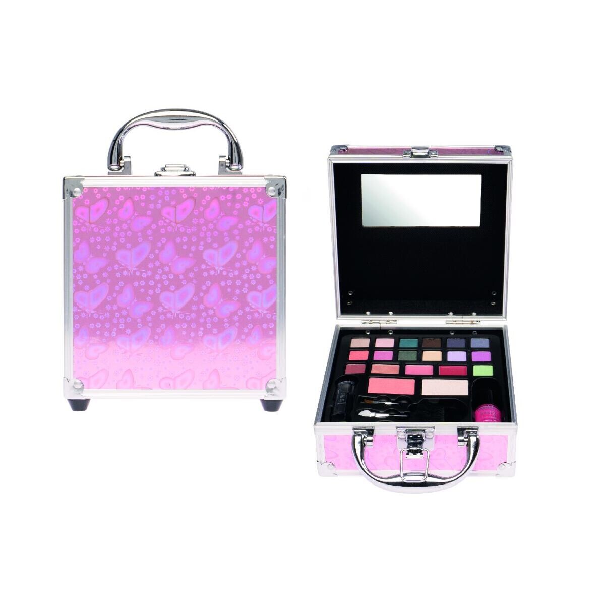 Kosmetický kufřík střední s motýlky