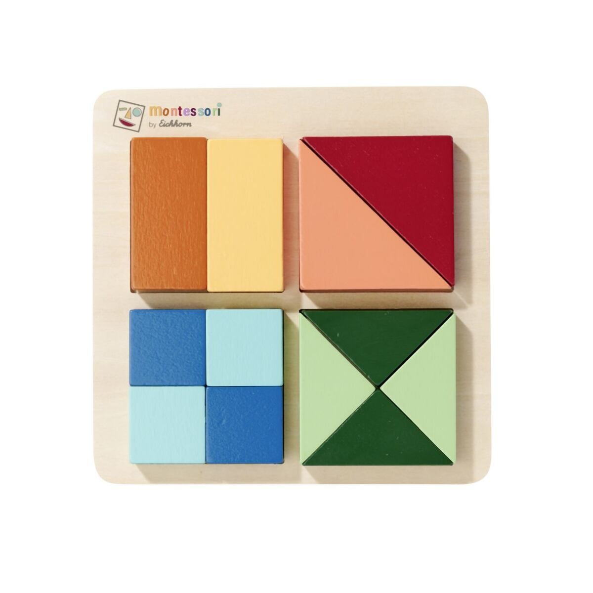 Eichhorn Montessori Čtverce skládačka puzzle