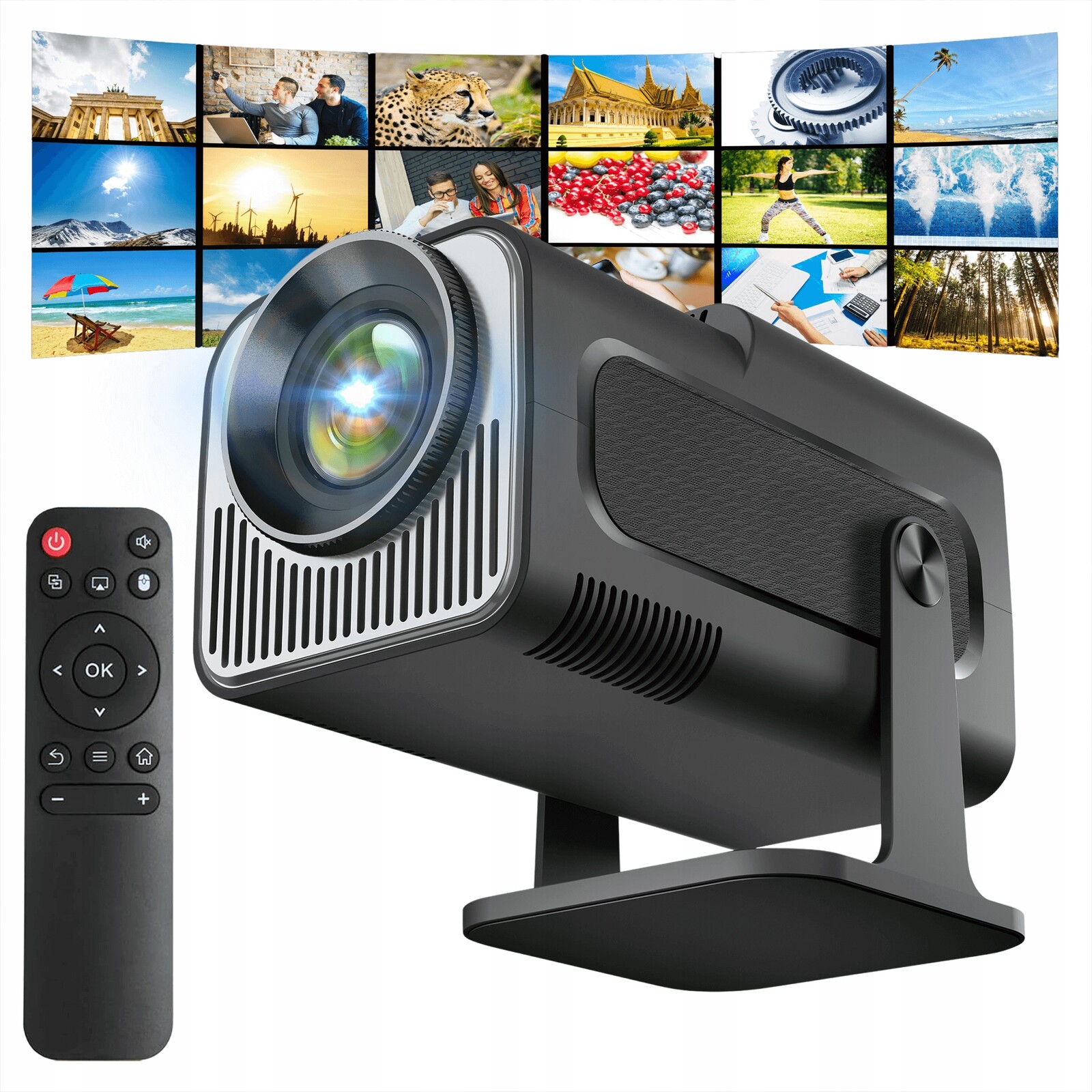 Projektor Mini Projektor Android Tv 13 Přenosný Led 4K Smart 2GB Ram Wifi